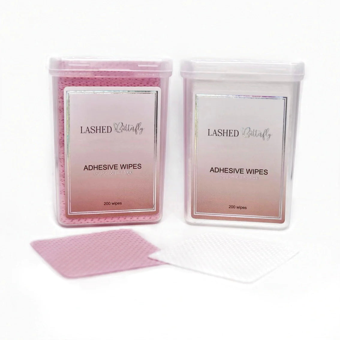 Lashed Butterfly Adhesive Wipes