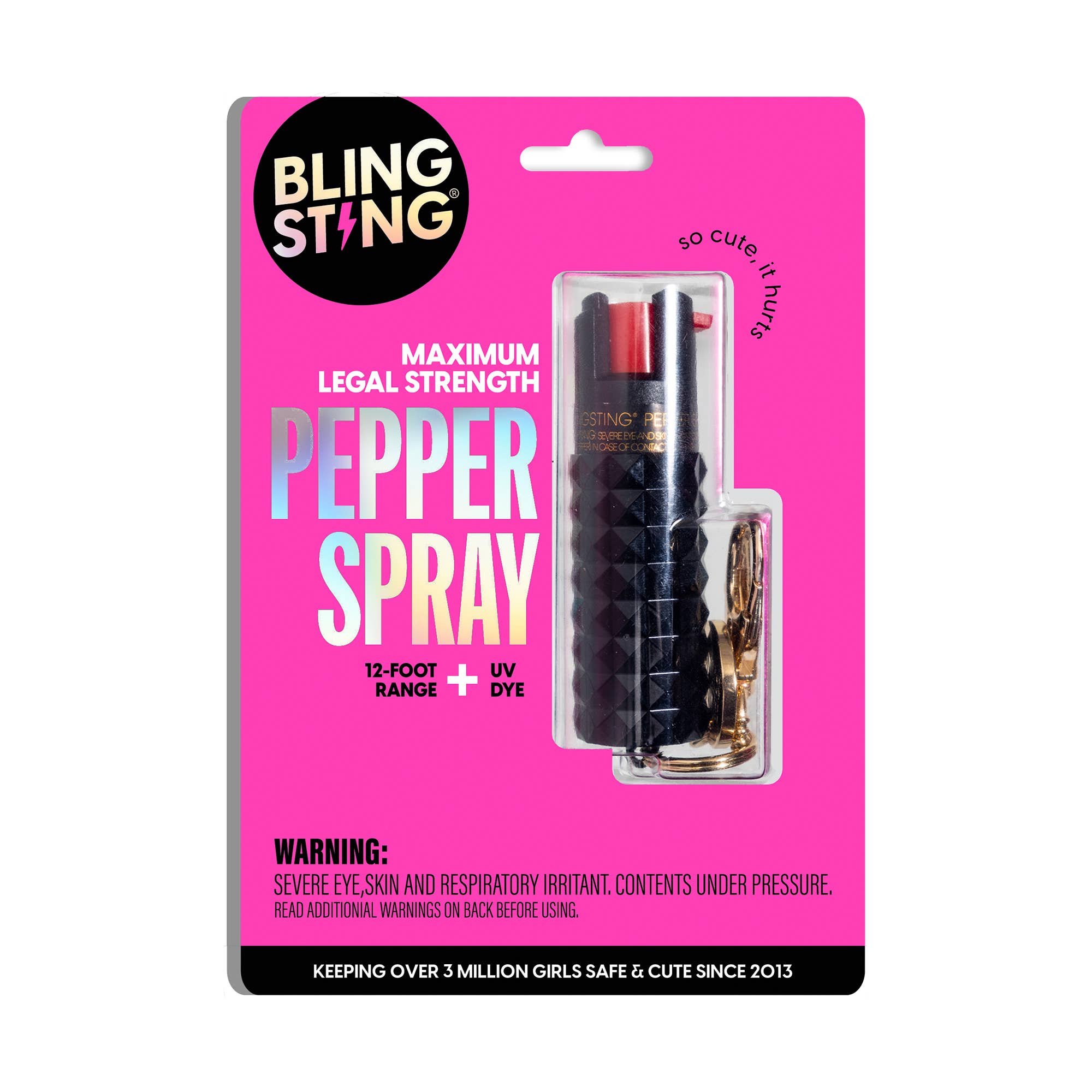 BLINGSTING - Assorted Metallic Studded Pepper Spray