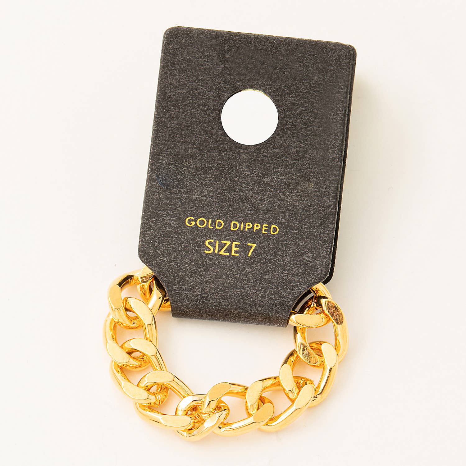 Gold Dipped Chain Link Ring
