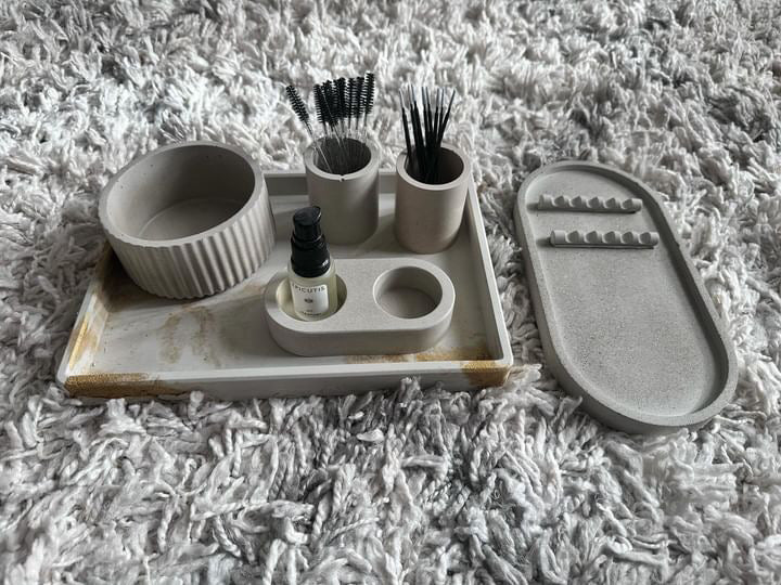 Double Holder Beauty Tray