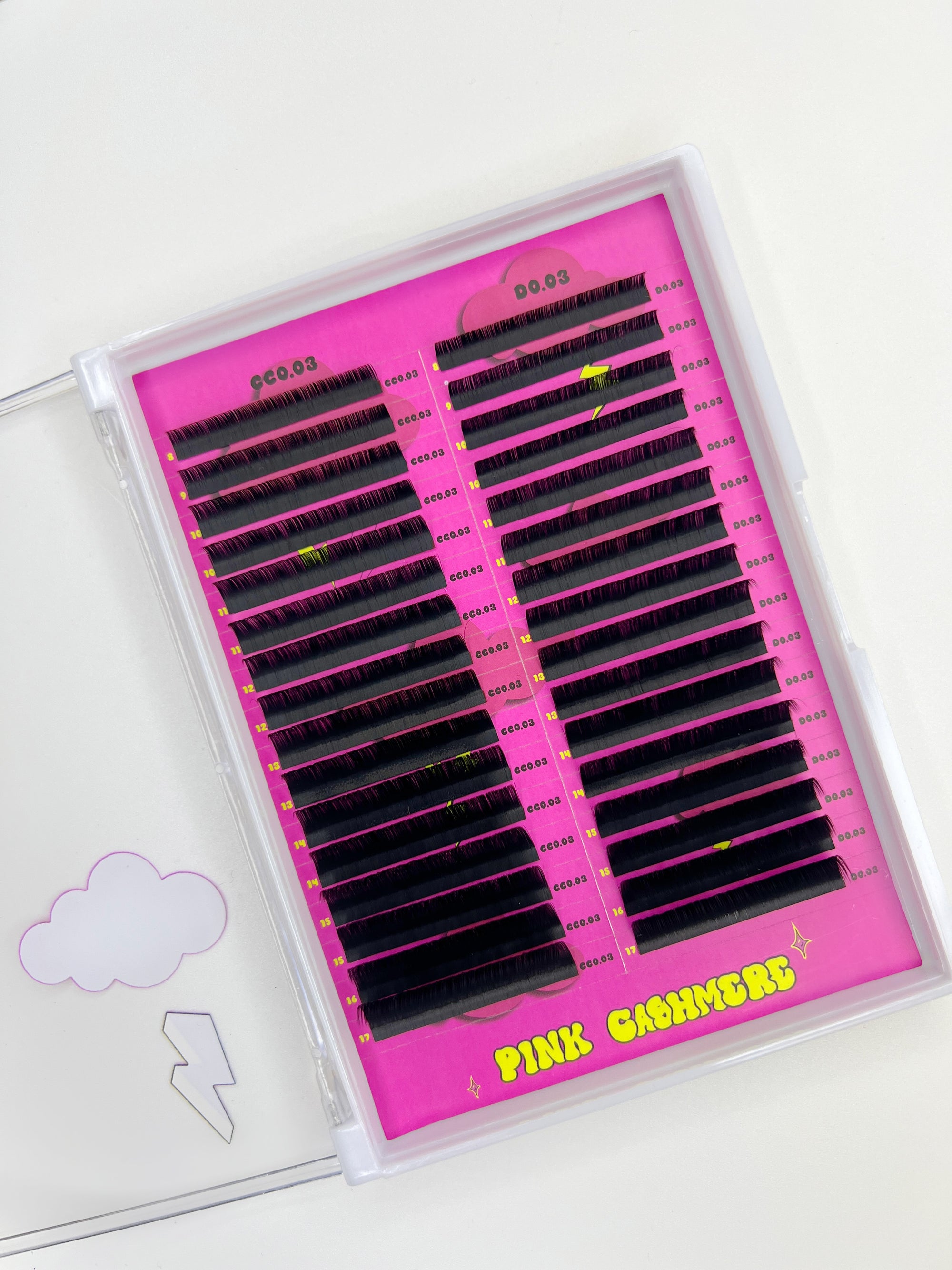 Pink Cashmere Lash Trays