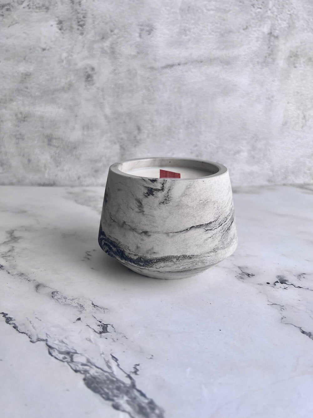 10oz Geo Cement Vessel Candle