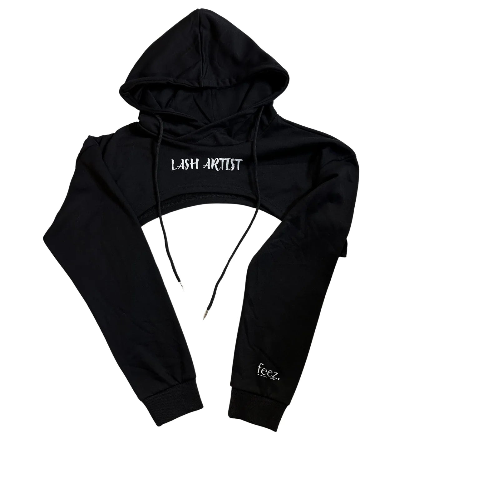 Feez Lashes Cropped Hoodie