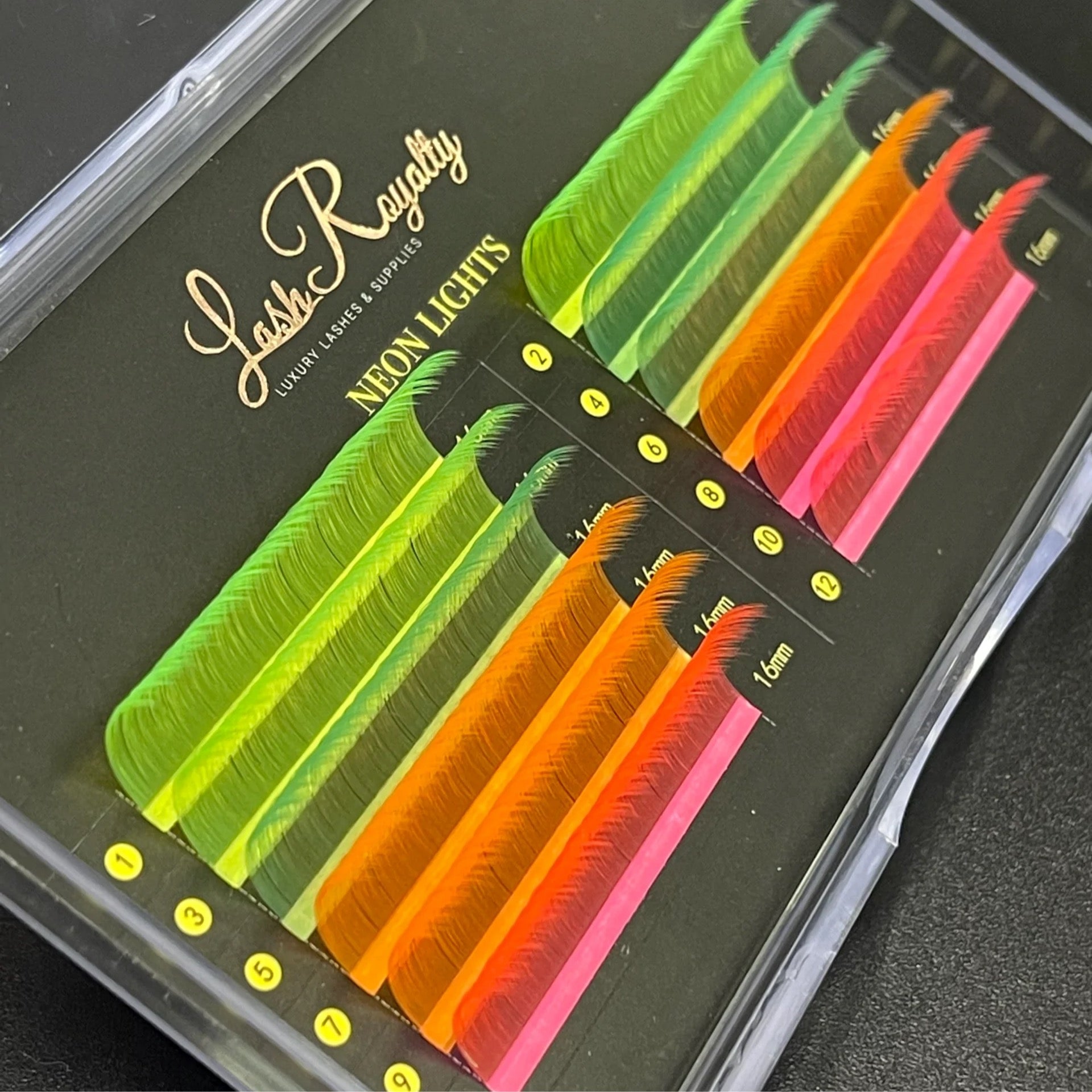 Lash Royalty Neon Lights Trays